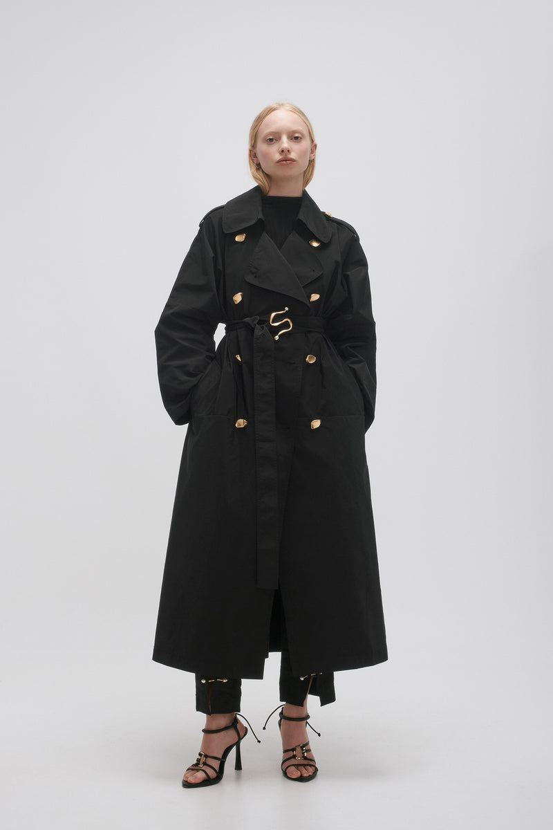 Altitude Trench Coat | Black | Aje – Aje ROW