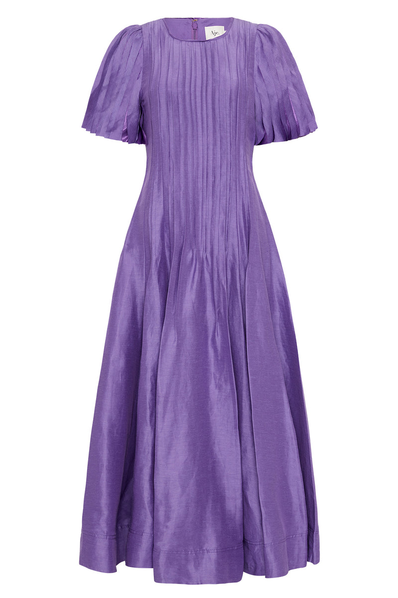 Vintage Long Sleeve Midi Dress / Pleated Dress / Swedish Dress Miss Mary  Sweden / 80s Dress / Purple Medium Dress / Abstract Flared Dress -   Canada