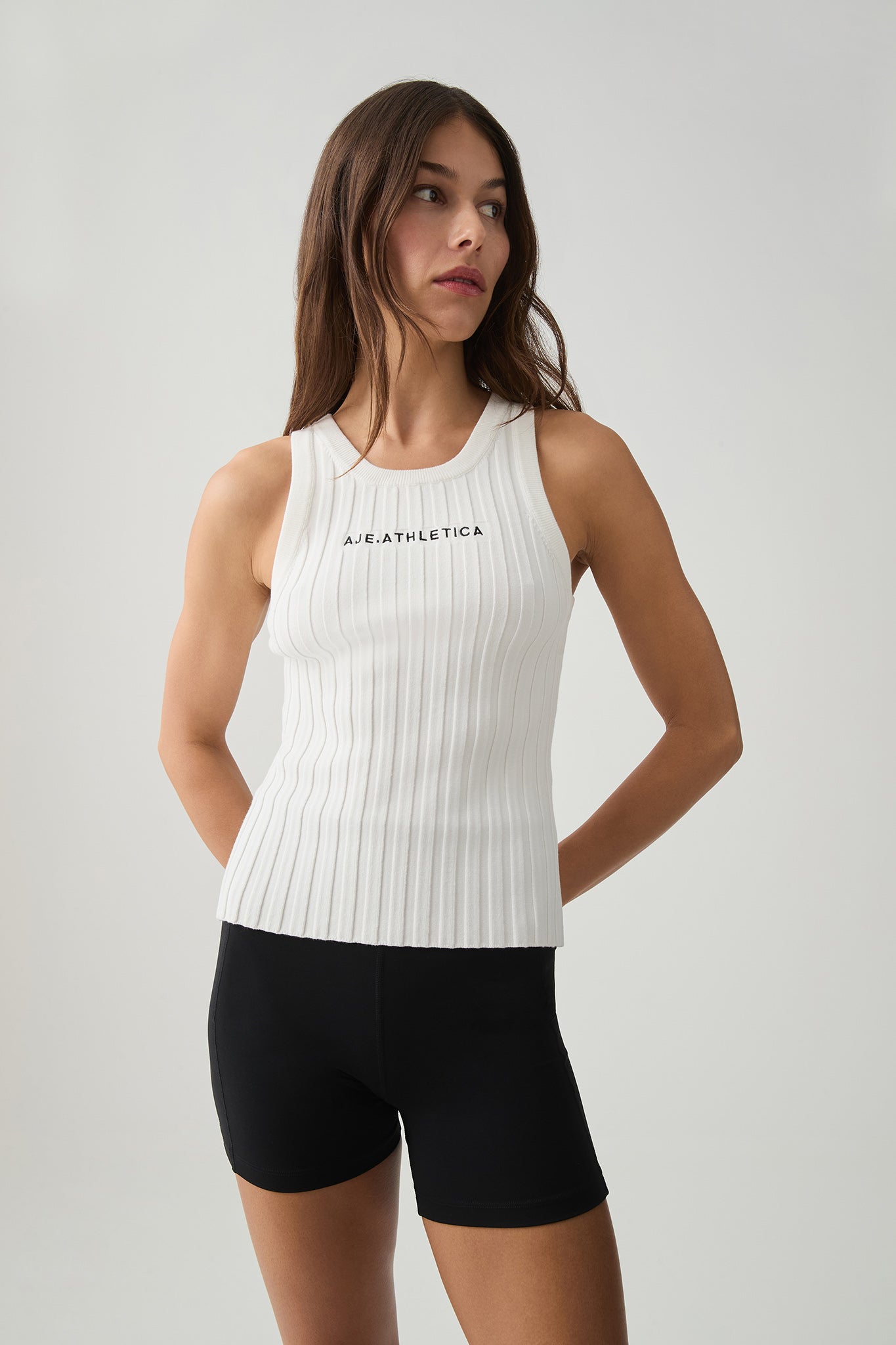 Hydra Logo Knit Ribbed Top