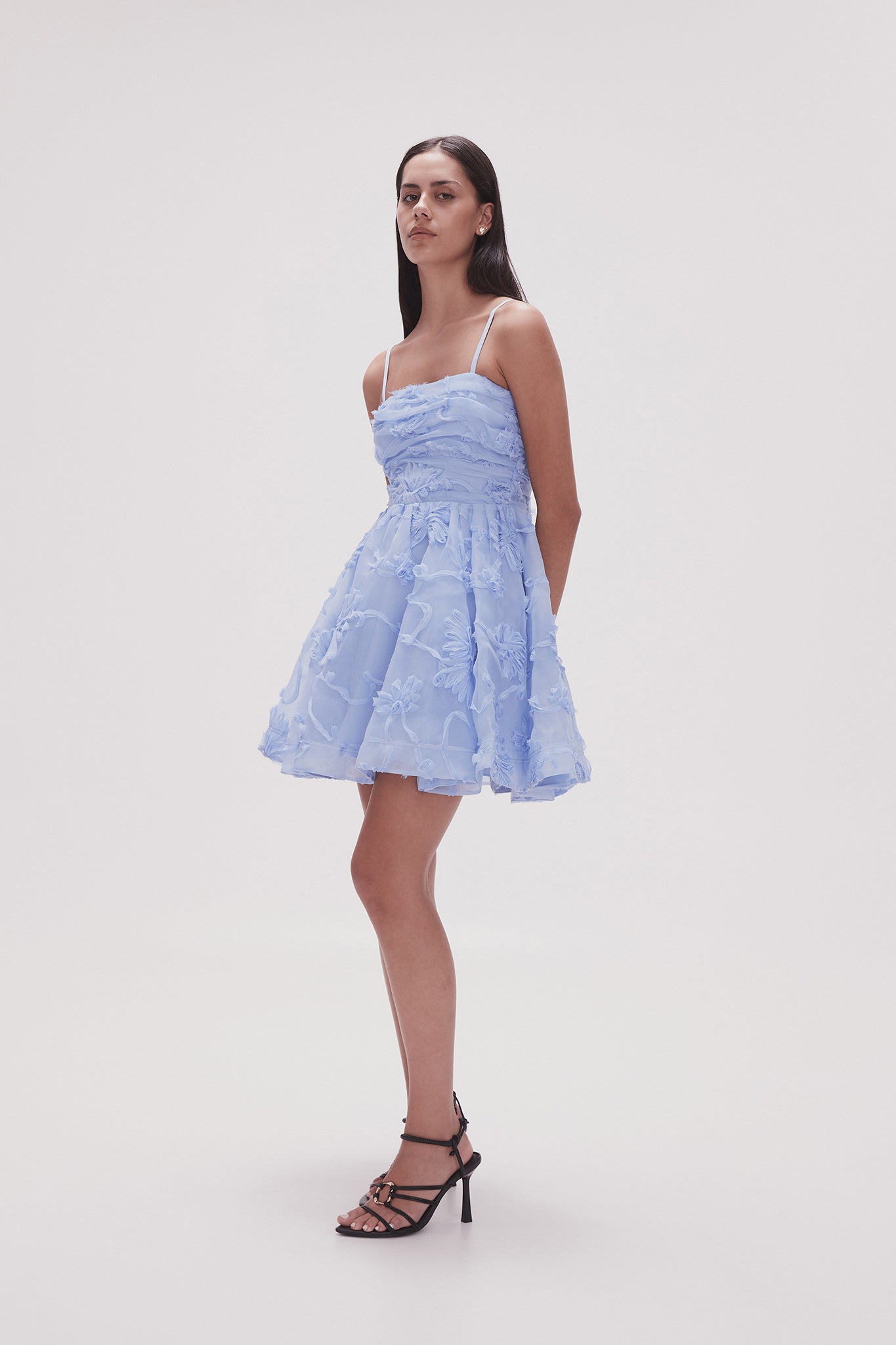 Adelia Ruffle Mini Dress