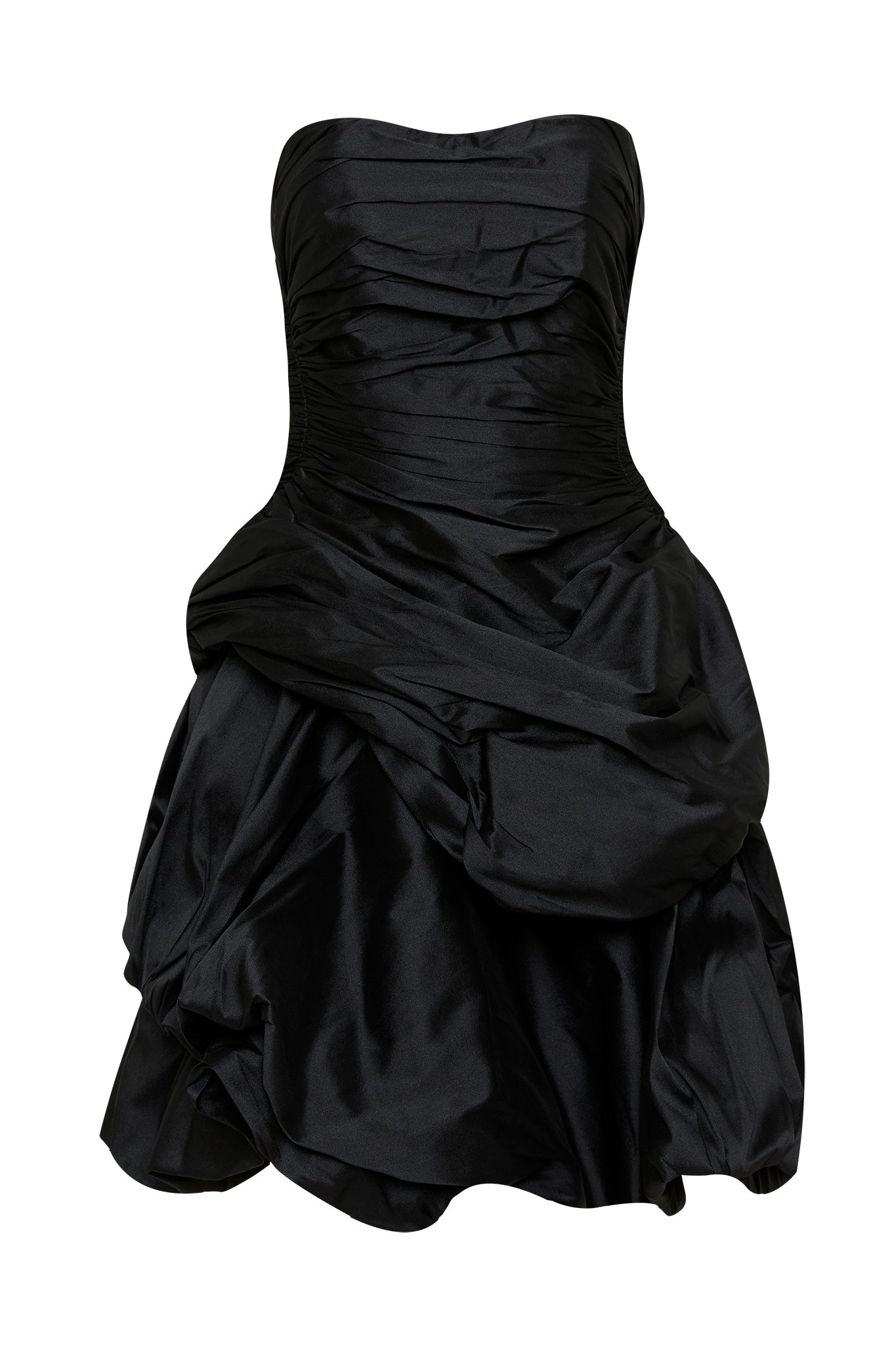 Daybreak Strapless Mini Dress, Black