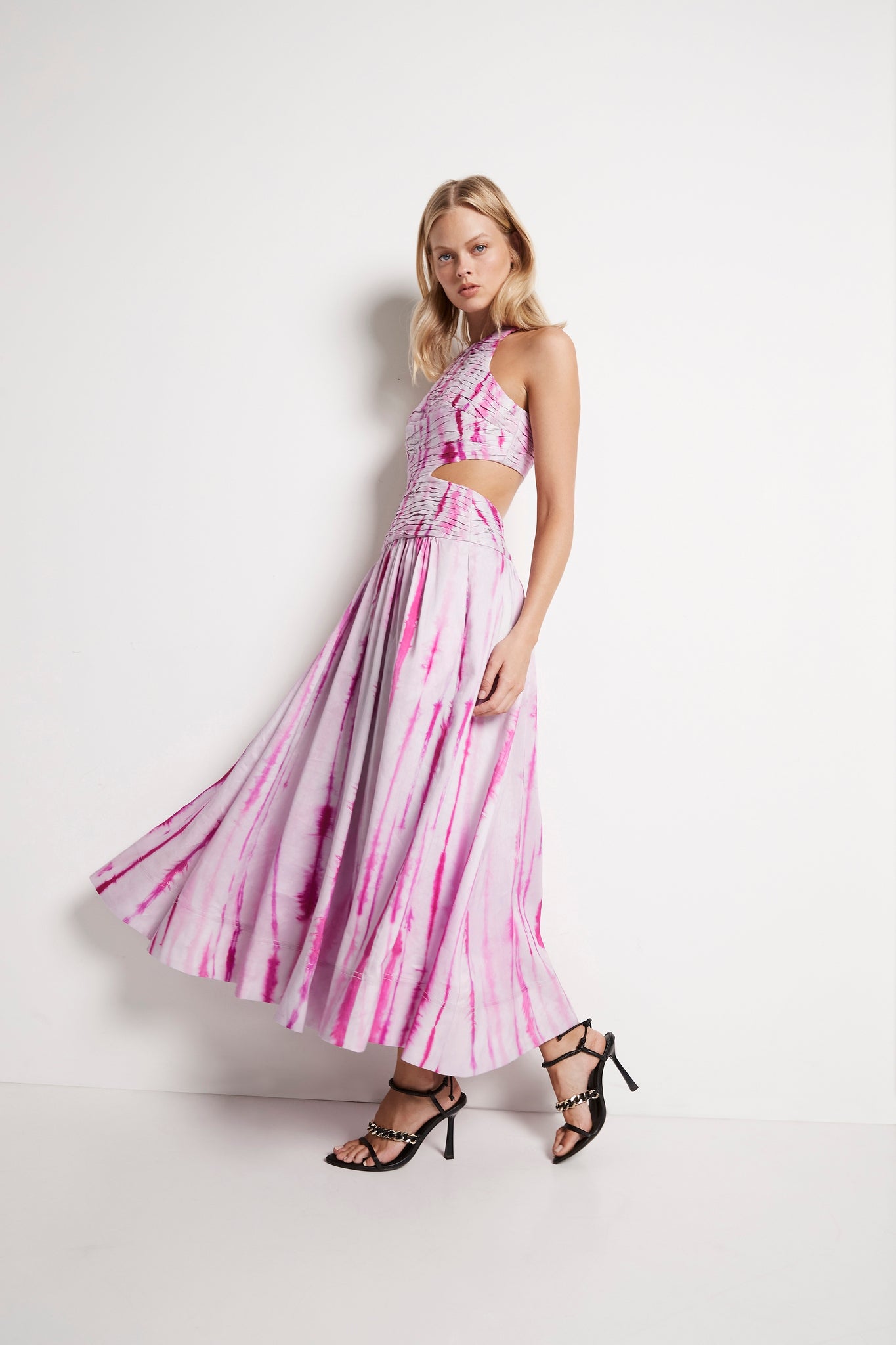 Pink snake dress sale