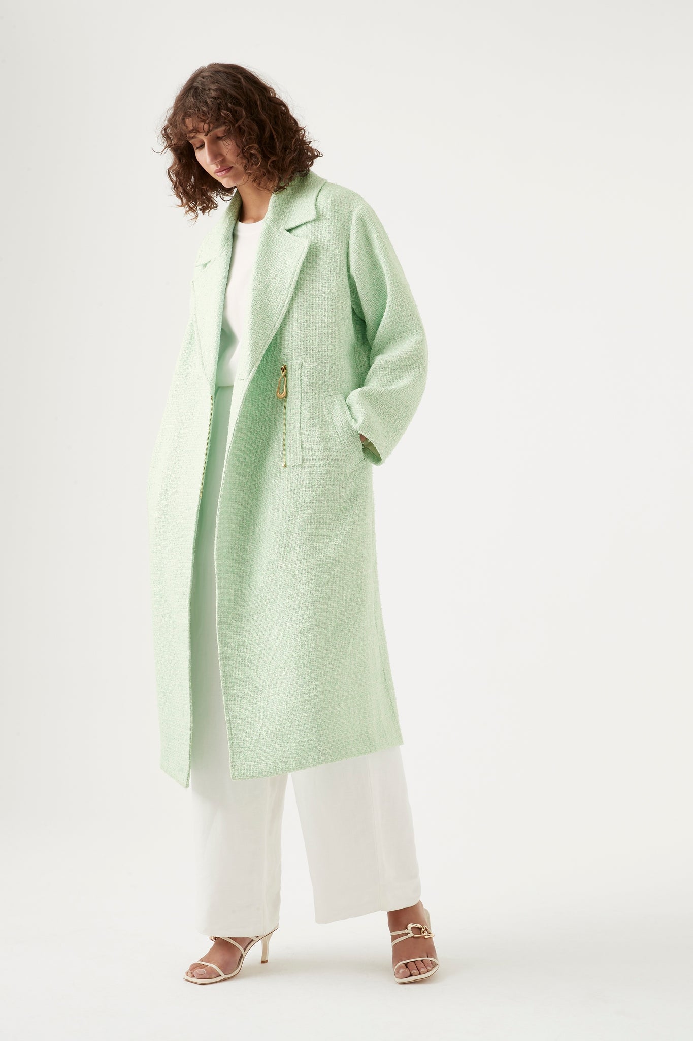 Mint green hot sale teddy coat